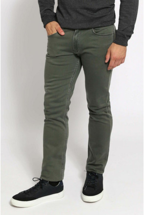 Suitable Kant Jeans Groen