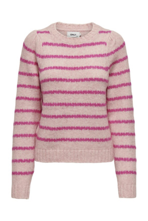 ONLSILOMA LIFE  STRIPE LS O-NECK KN