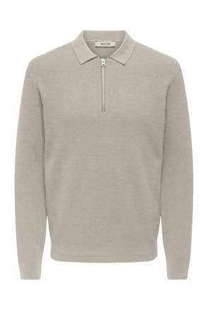 Polo met lange mouwen (L/S) met normale pasvorm Heren