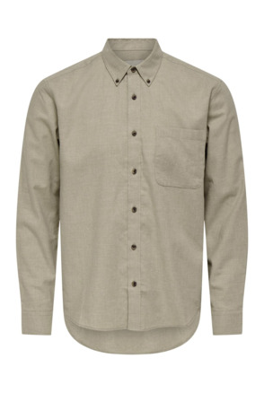 Regular Fit Overhemdkraag Lange Mouwen (L/M) Heren