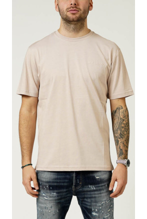 MY BRAND CHEST LOGO CAMEL T-SHIRT