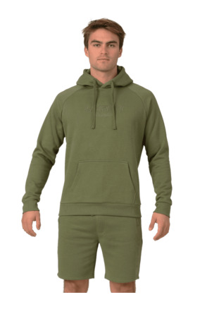 Mannen hoodie leger