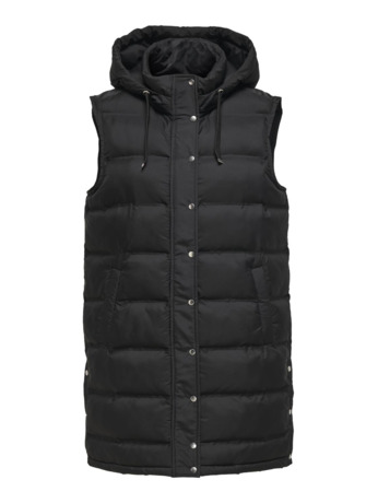 ONLY Dames Hoge Kraag bodywarmer met Capuchon