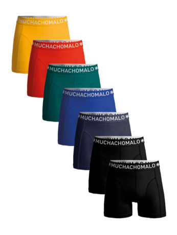 Heren 7-Pack Boxershorts Effen