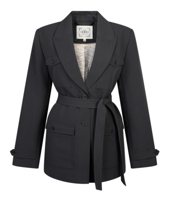 Aaiko Dames Blazer Zwart Viscose Elastaan