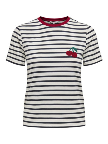 Regular Fit O-Neck Short Sleeves (S/S) GESTREEPT TEE