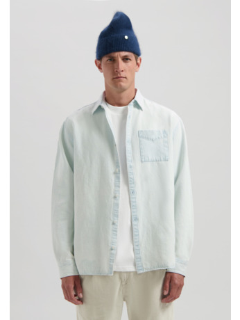 Dstrezzed Heren Gebleekte Denim Overhemd Sun