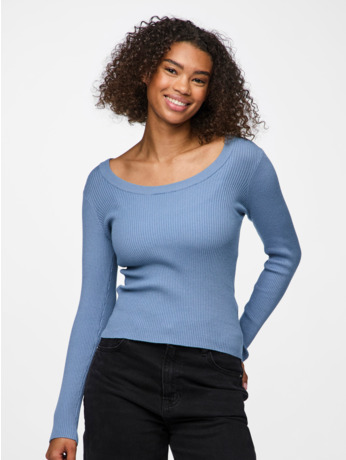 PCMIRA LS U-NECK KNIT NOOS BC