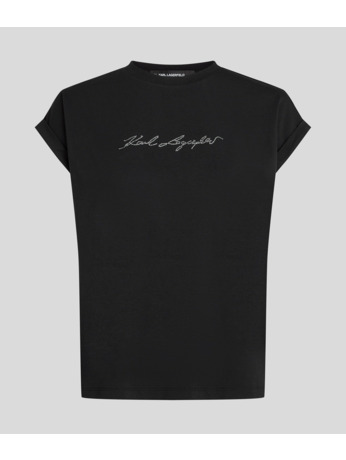 SIGNATURE RHINESTONE T-SHIRT
