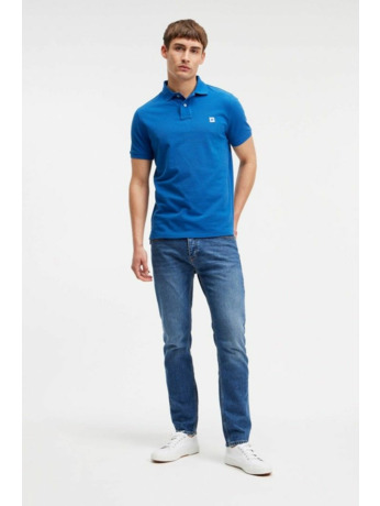 King Essentials The Rene Poloshirt Royal Blauw