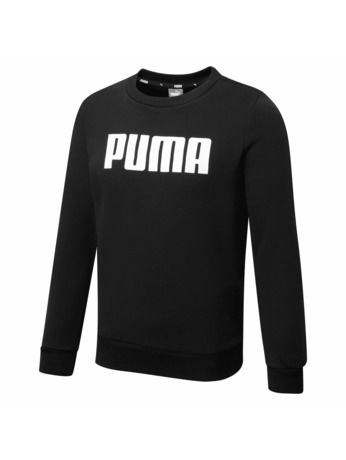 Boys ESS PUMA Crew Sweat FL Puma Black