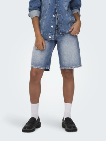 Baggy Fit Denim shorts met middelhoge taille voor dagelijks gebruik