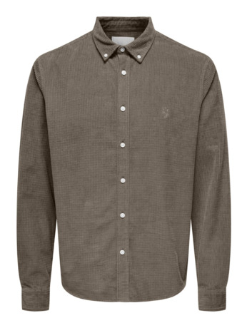 Regular Fit Button Down Kraag Lange Mouwen (L/M) Heren