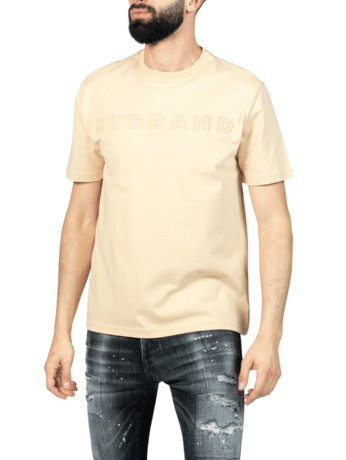 MYBRAND Geëmbosseerd Statement T-shirt MANNEN