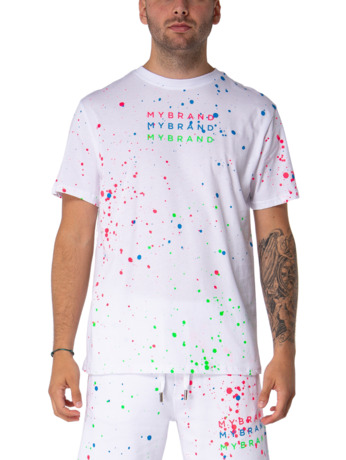 NEON VERFSPAT MB T-SHIRT HEREN