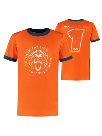Kids - Sportshirt - Oranje - Unleash The Lion