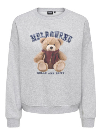Loose Fit O-Neck Long Sleeves (L/S) Sweatshirt met print