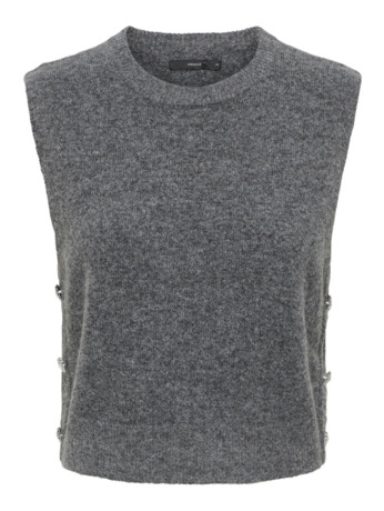 Regular Fit O-Neck Sleeveless (S/L) Mouwloos Herfst Winter Regular Fit Gebreid Vest