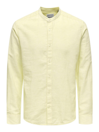 Slim Fit China Kraag Lange Mouwen (L/M) Heren