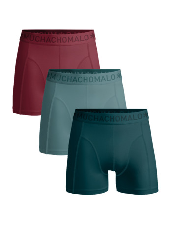 Heren 3-Pack Boxershorts Effen Green/Brown