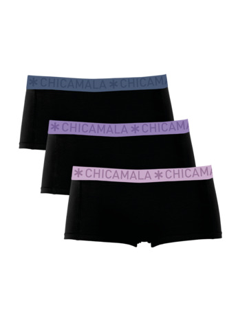 Meisjes 3-pack Boxer Shorts Effen