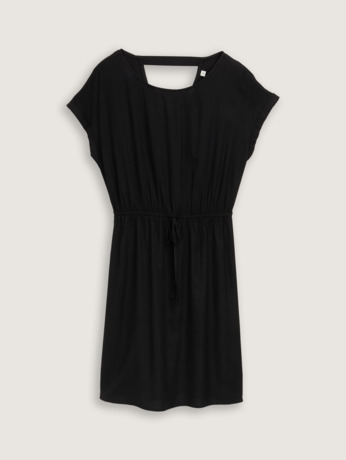 Mini-jurk met vetersluiting