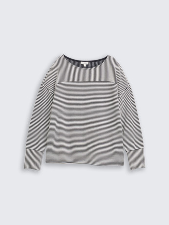 Sweatshirt met voetenbank structuur