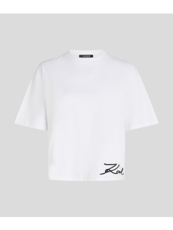 SIGNATURE EMB EDGE T-SHIRT