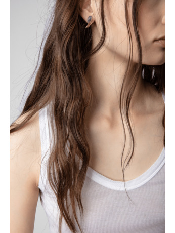ROCK FEATHER EARRING