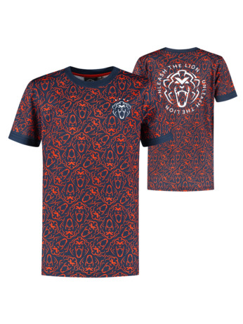 Kids - Orange Lion Sportshirt - Unleash The Lion