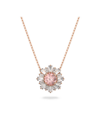 Idyllia E Florere Pendant Medium Rose Gold shiny Fancy Morganite White