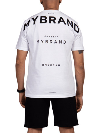 MYBRAND Signature Series: Klassieke Logo T-shirt HEREN