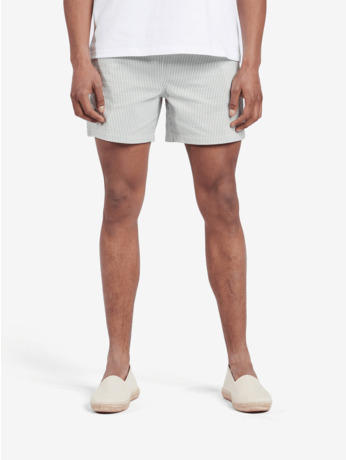 Venetië Seersucker Katoen-Polyester Heren