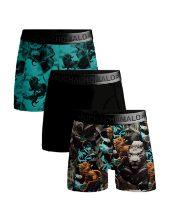 Men 3-Pack Boxer Shorts Print/Print/Solid