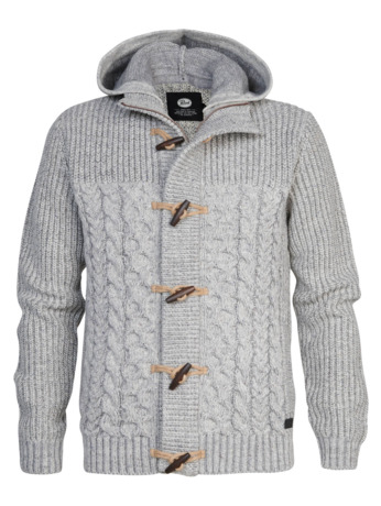 Men Knitwear Hooded Cardigan