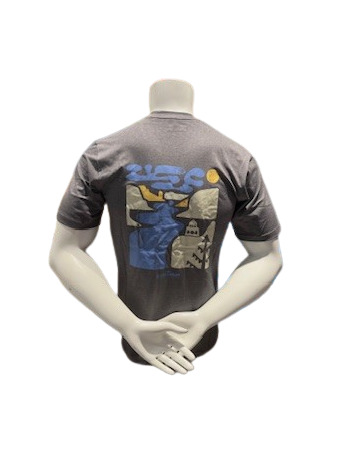 M EU Poplar Hill Grafisch SS Shirt