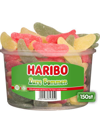 Haribo Zure Bommen 150 stuks