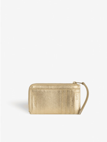 ZV CARD METALLIC GRAINED LEATH