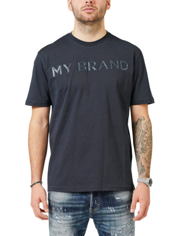 MY BRAND LOGO NAVY T-SHIRT