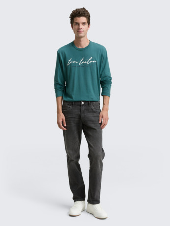 Shirt met lange mouwen en logoprint