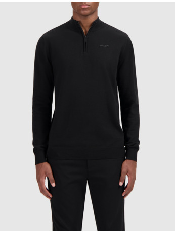 Originele Half Zip Gebreid 100% Katoen Mannen
