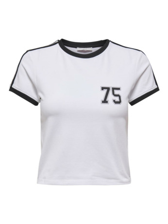 Regular Fit O-Neck Short Sleeves (S/S) Cropped O-hals T-shirt met korte mouwen voor lente/zomer