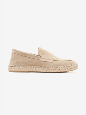 No Label x Abarca Suede Espadrilles