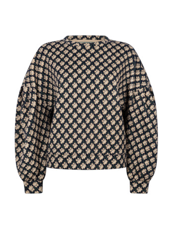 Aaiko Dames Trui Blue Iris Sweater