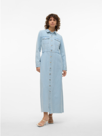 VMMOLLY LS  ANK DENIM DRESS