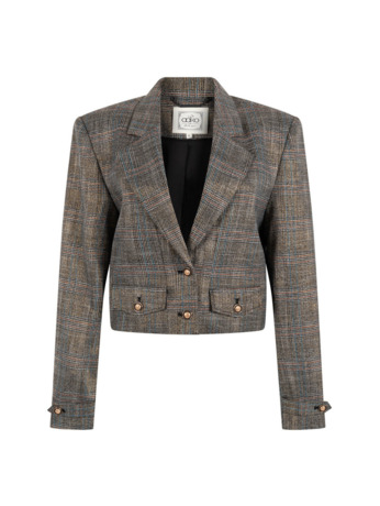 Aaiko Dames elegante blazer zwart viscose elastaan