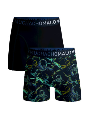 Jongens 2-Pack Boxershorts print/effen Print/Black