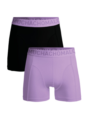 Heren 2-Pack Boxershorts Microvezel Effen