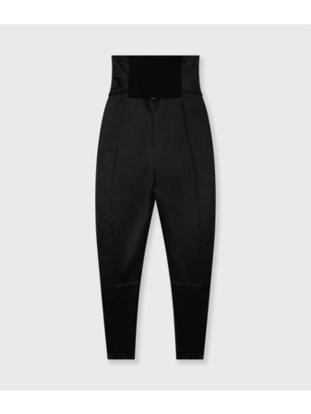 10DAYS Dames hoge taille scuba broek polyester mix
