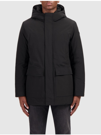 Logo Badge Parka 100% Polyester Men